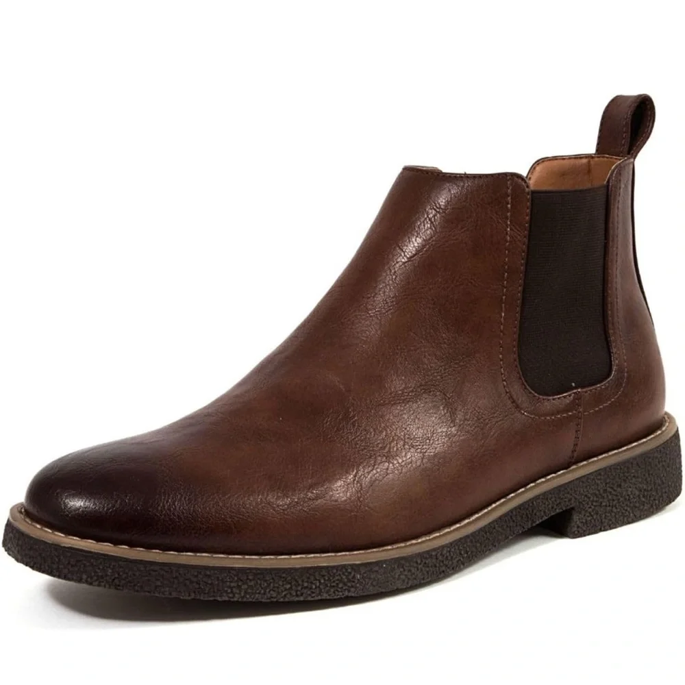 Deer Stags Men's Rockland‎ Boot NWB  SIZE 11W Dark Brown